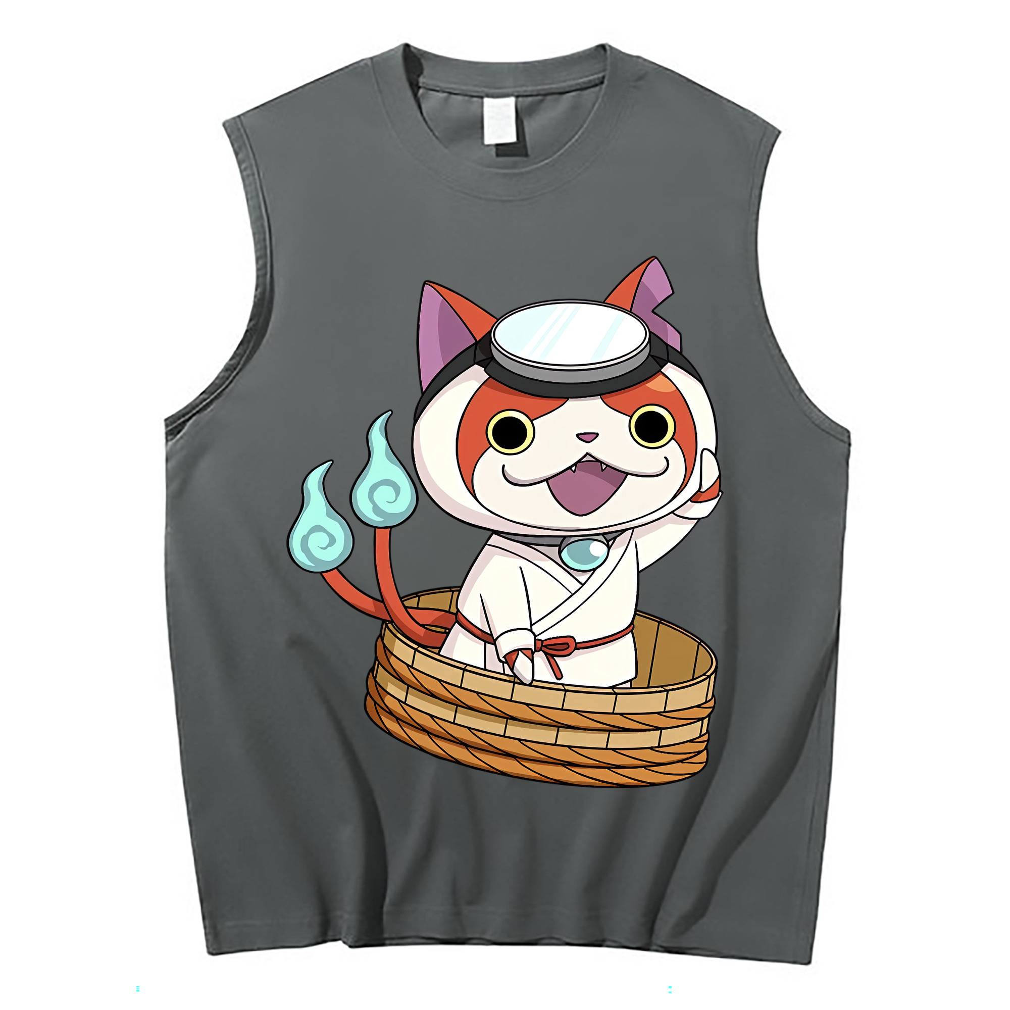 （画像用） 妖怪ウォッチ Yo-kai Watch コットン100％タンクトップ（フロントプリント）